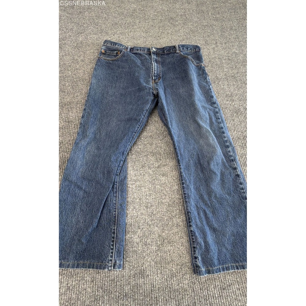 Levis 517-0217 Vintage Men Blue Bootcut Rigid Denim Jeans W40 L29
